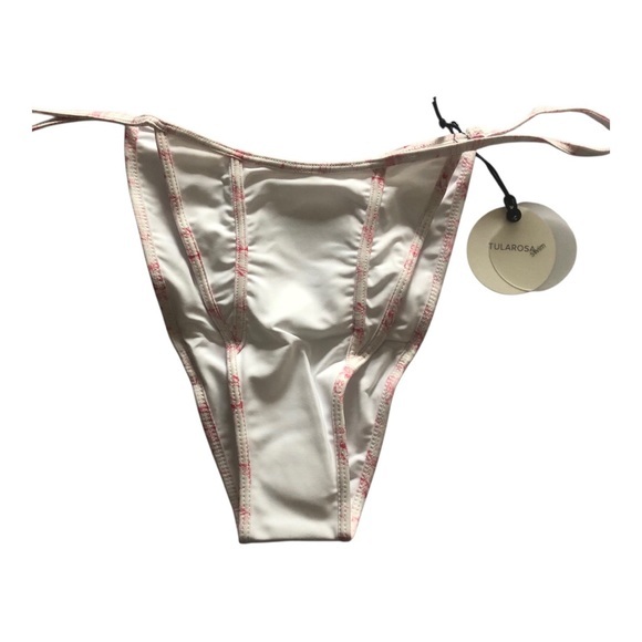 Revolve Tularosa Embra Bottom in White & Pink Toile NWT  Size XL - Picture 1 of 7
